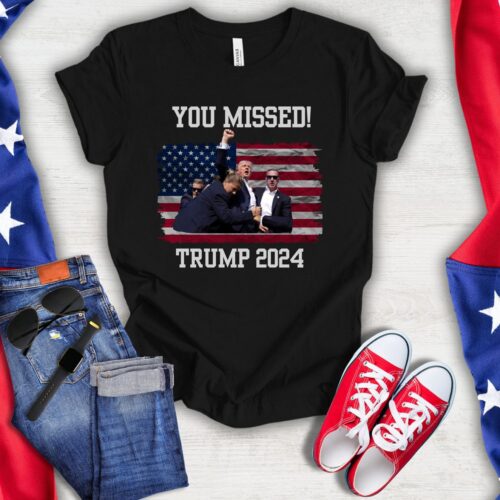 Trump 2024 Rally Tee | Donald Trump Election Shirt | Republican Supporter T-Shirt image 0