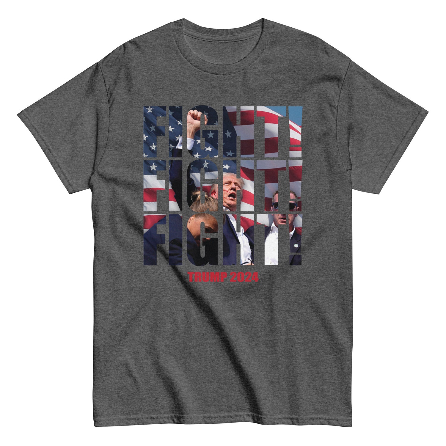 Donald Trump Fight Unisex T-Shirt | Political Statement Graphic Tee image 6