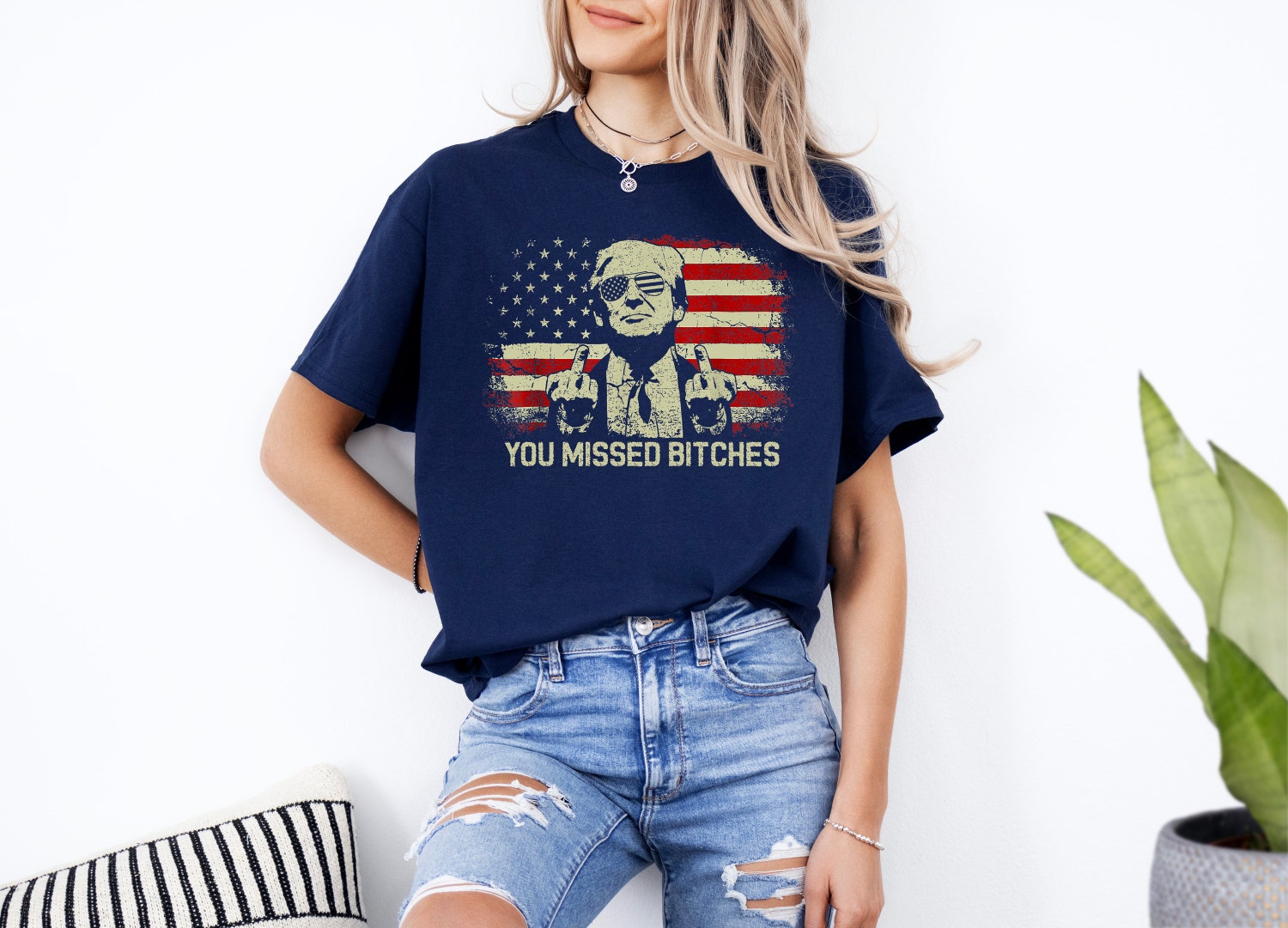 Trump 2024 T-Shirt Donald Trump MAGA Tee Political Statement Shirt Trump Supporter Apparel image 2