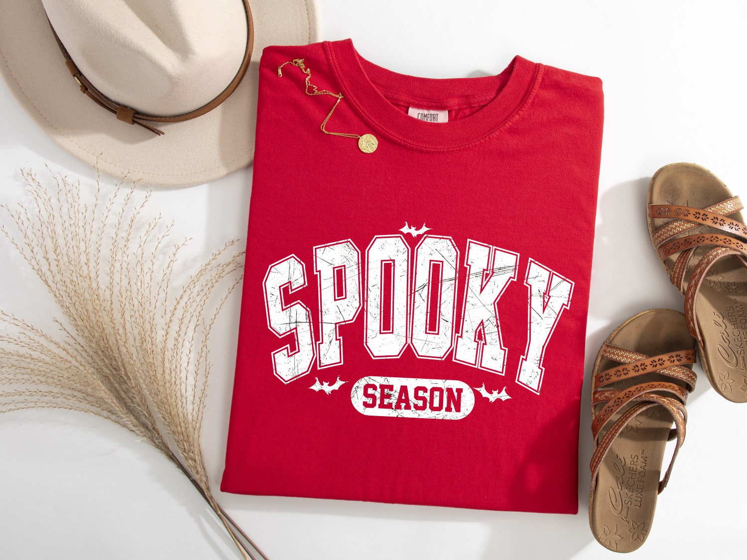 Spooky Season Comfort Colors® Halloween Shirt for Women - Fall Spooky Tee Halloween Gift image 3