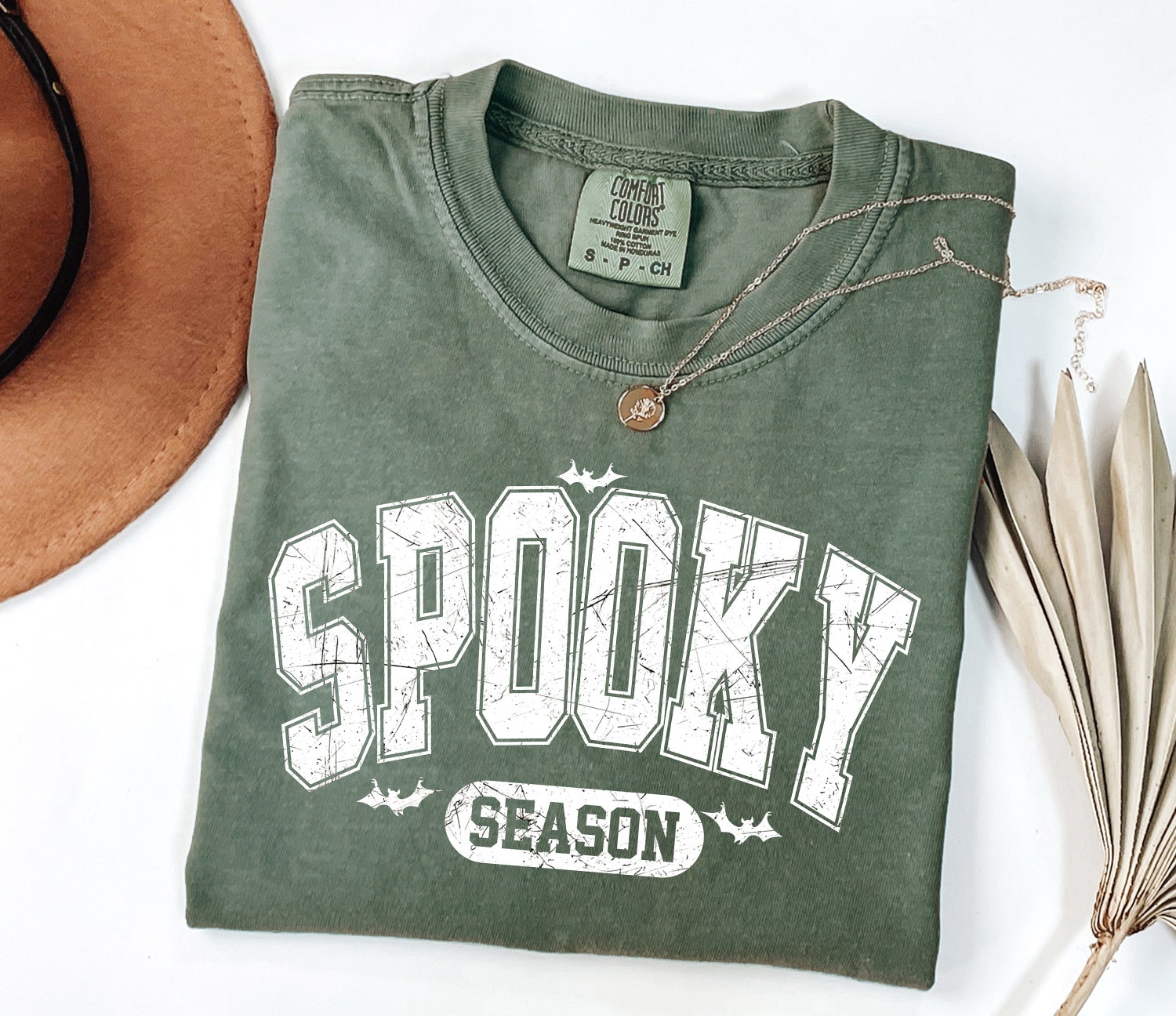 Spooky Season Comfort Colors® Halloween Shirt for Women - Fall Spooky Tee Halloween Gift image 1