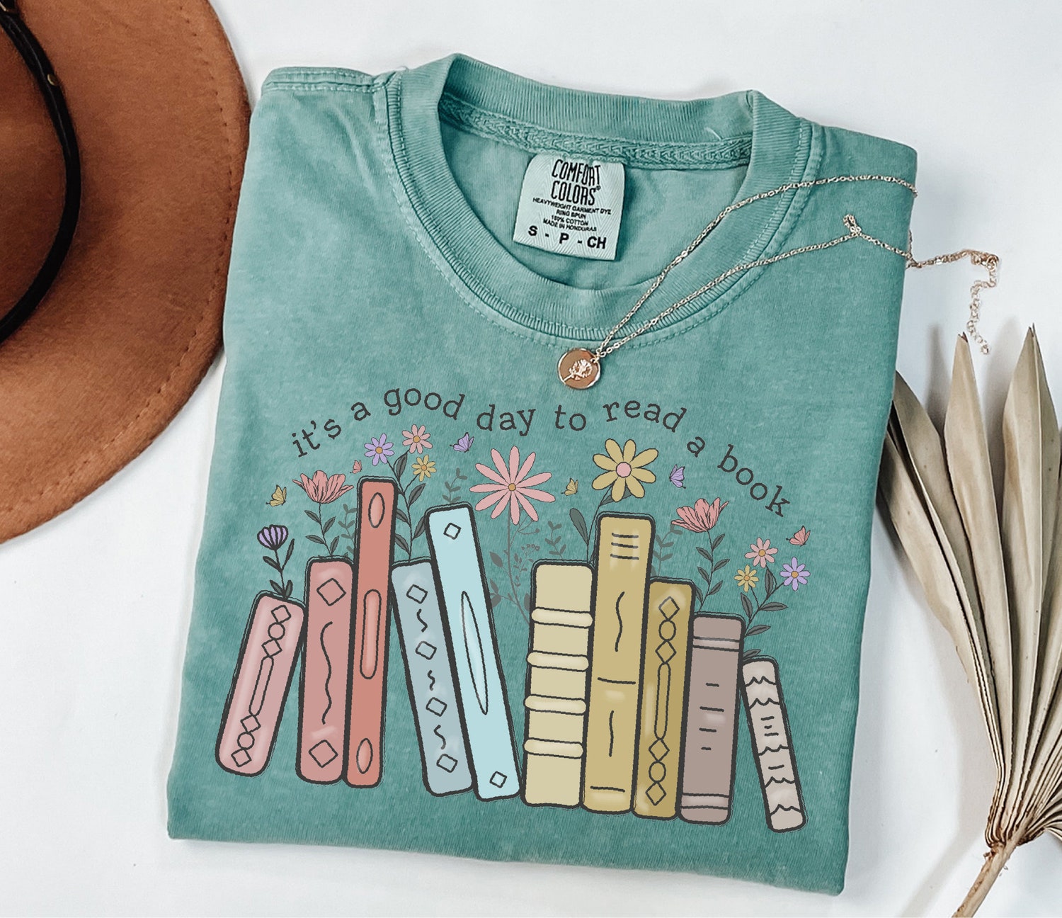 Cute Teacher Shirt - Good Day to Read - Bookish Back to School Elementary image 0