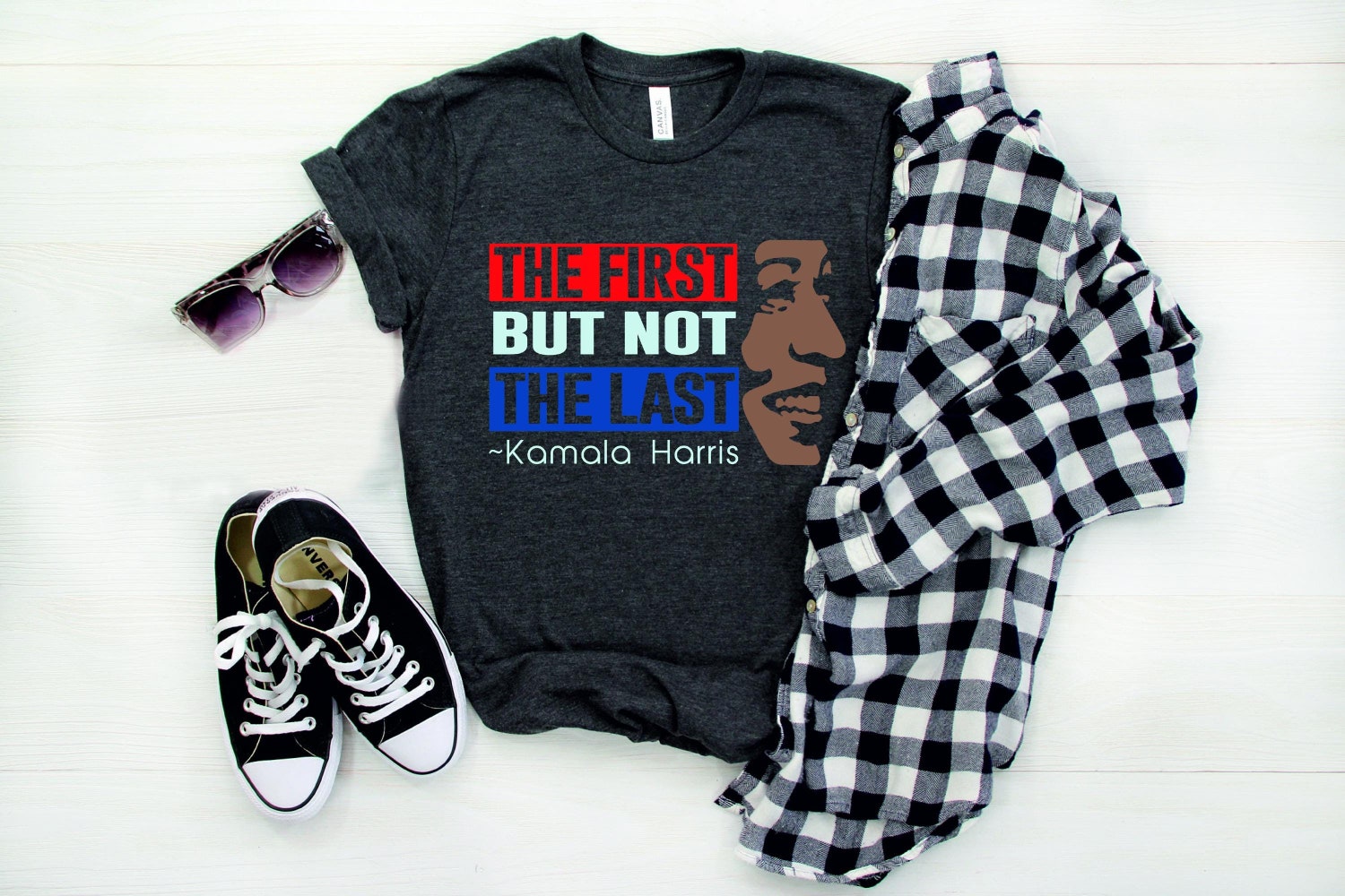 Kamala Harris 2024 Shirt | Madam President Kamala Harris Rally Tee | First Female President Shirt image 0