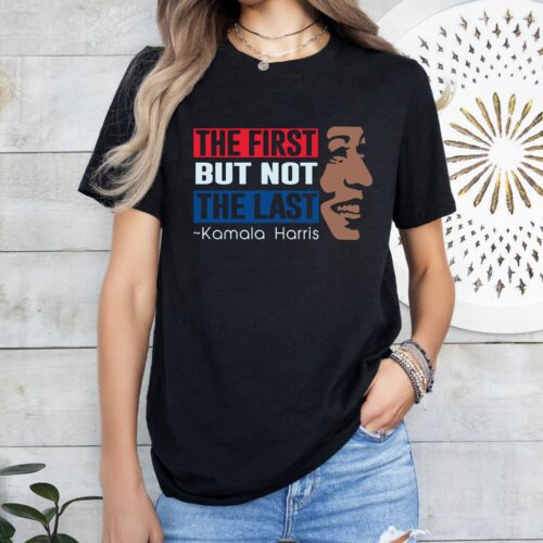 Kamala Harris Shirt - First Female Vice President Silhouette Tee - Feminist Election 2024 Support image 0