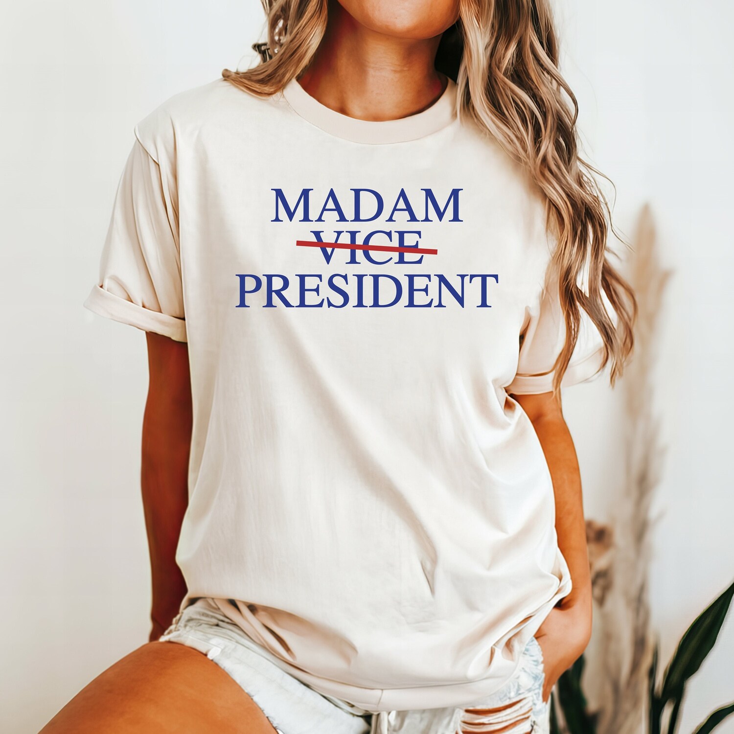 Kamala Harris 2024 Shirt | Madam President Tee | Kamala Rally T-Shirt | Democrat Gifts image 1