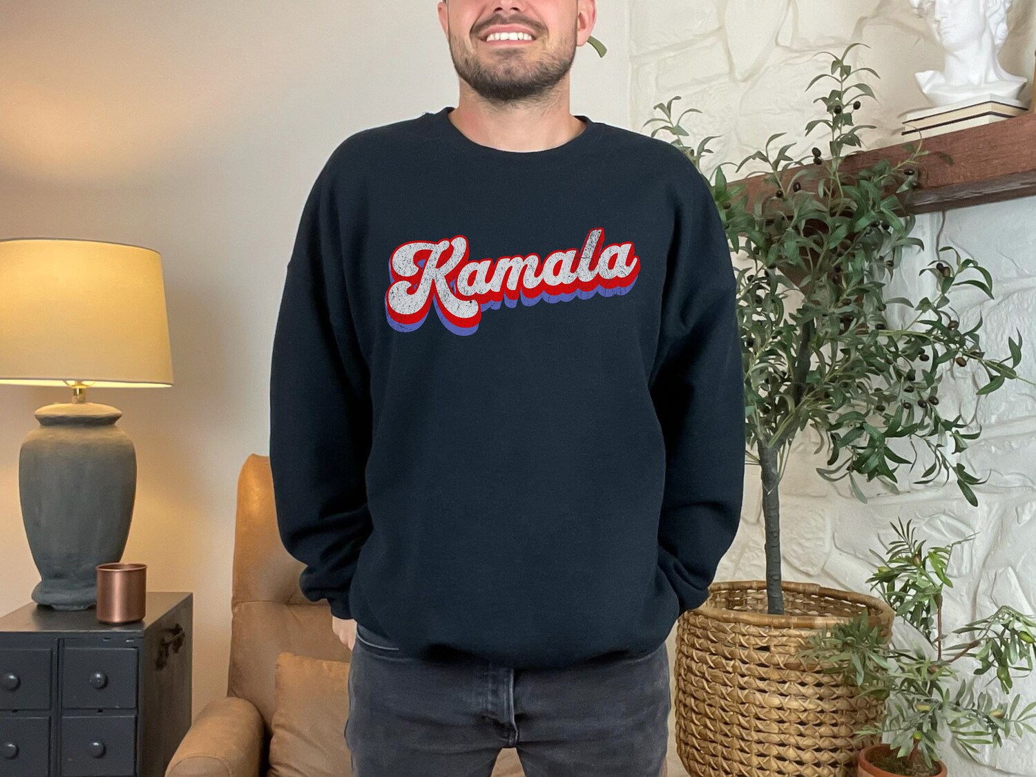 Kamala Harris 2024 Sweatshirt - Madam President Sweater - Feminist Election Pullover - Anti-Trump Apparel image 5