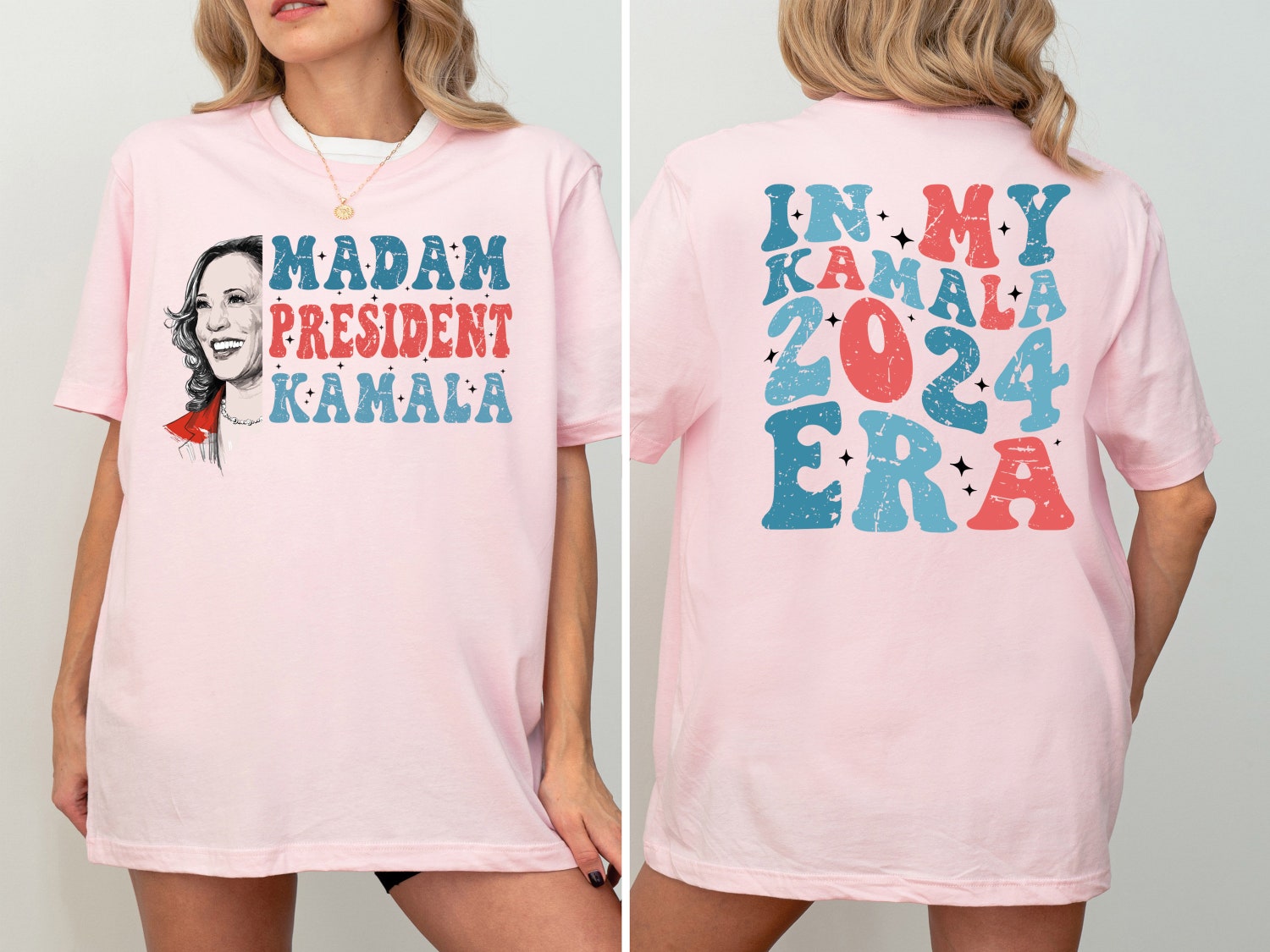 Kamala Harris 2024 T-Shirt Madam President Tee I'm Speaking Political Shirt Democrat Election Apparel image 3