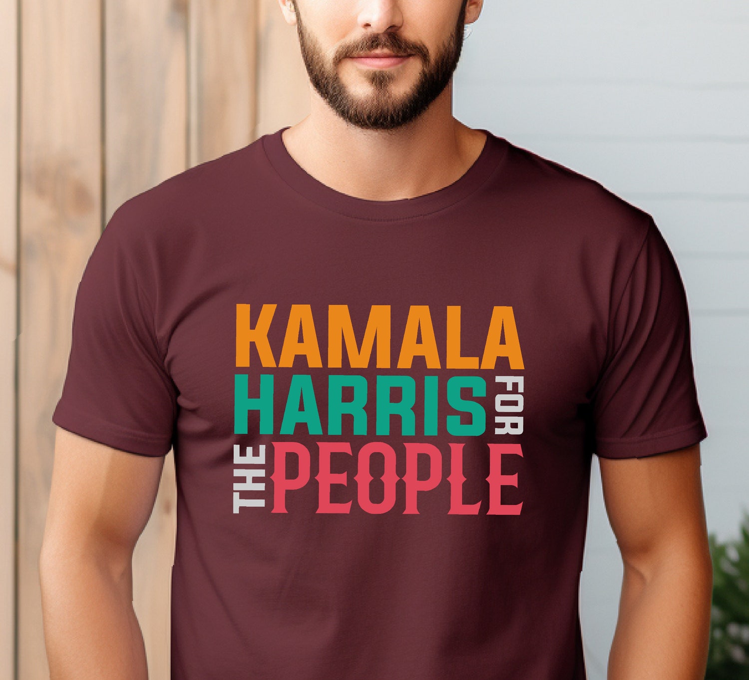 Kamala Harris For The People T-Shirt | 2024 Presidential Election Support Tee | Kamala Rally Shirt image 4