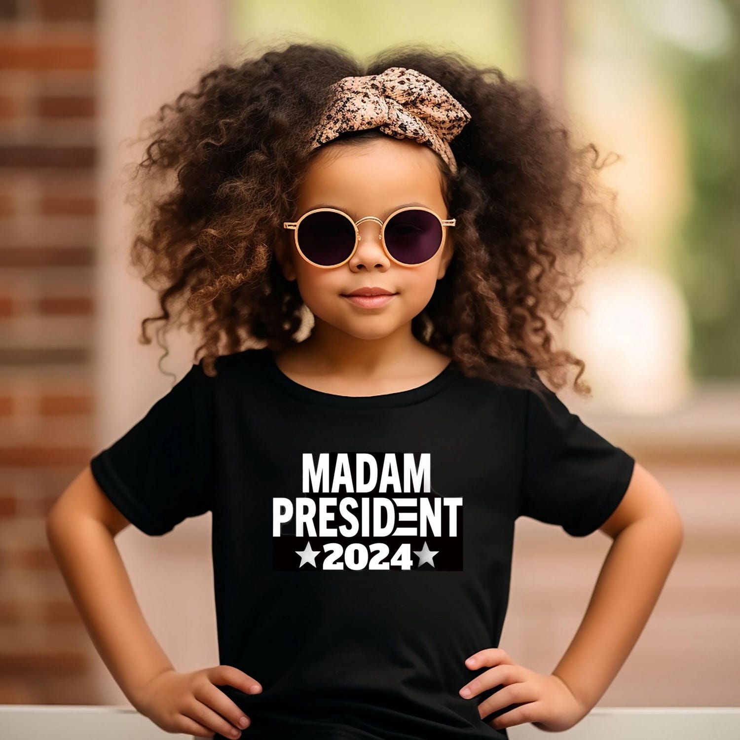 Kamala Harris 2024 Election Shirt | Madam President Tee for Kids Toddlers Baby Men & Women image 1