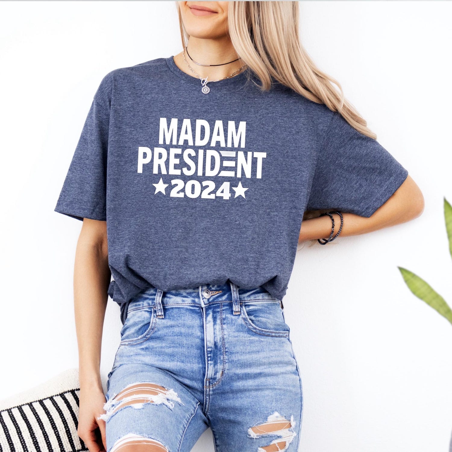 Kamala Harris 2024 Election Shirt | Madam President Tee for Kids Toddlers Baby Men & Women image 3