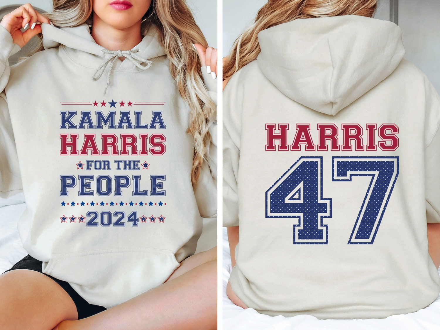 Kamala Harris 2024 Election Shirt | Anti Trump Vote Tee | Kamala Harris Rally T-Shirt image 3