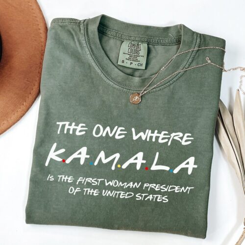 Kamala Harris for President 2024 T-Shirt | Presidential Election Tees | Trump vs Harris Shirts image 0