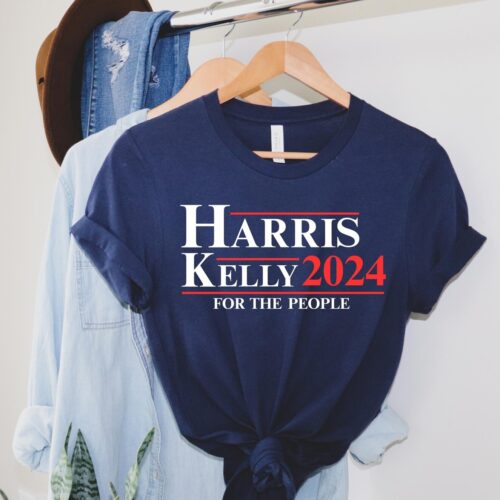 Harris Kelly 2024 Election Shirt | Kamala Harris Mark Kelly President Tee | Democratic Nominee image 0