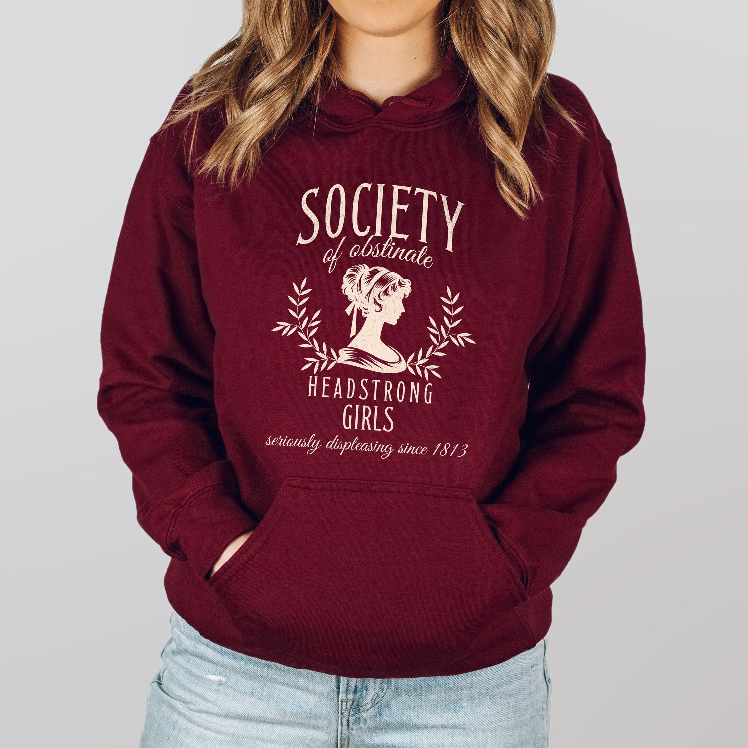 Society Of Obstinate Headstrong Girls Sweatshirt - Jane Austen Pride and Prejudice Feminist Shirt image 2