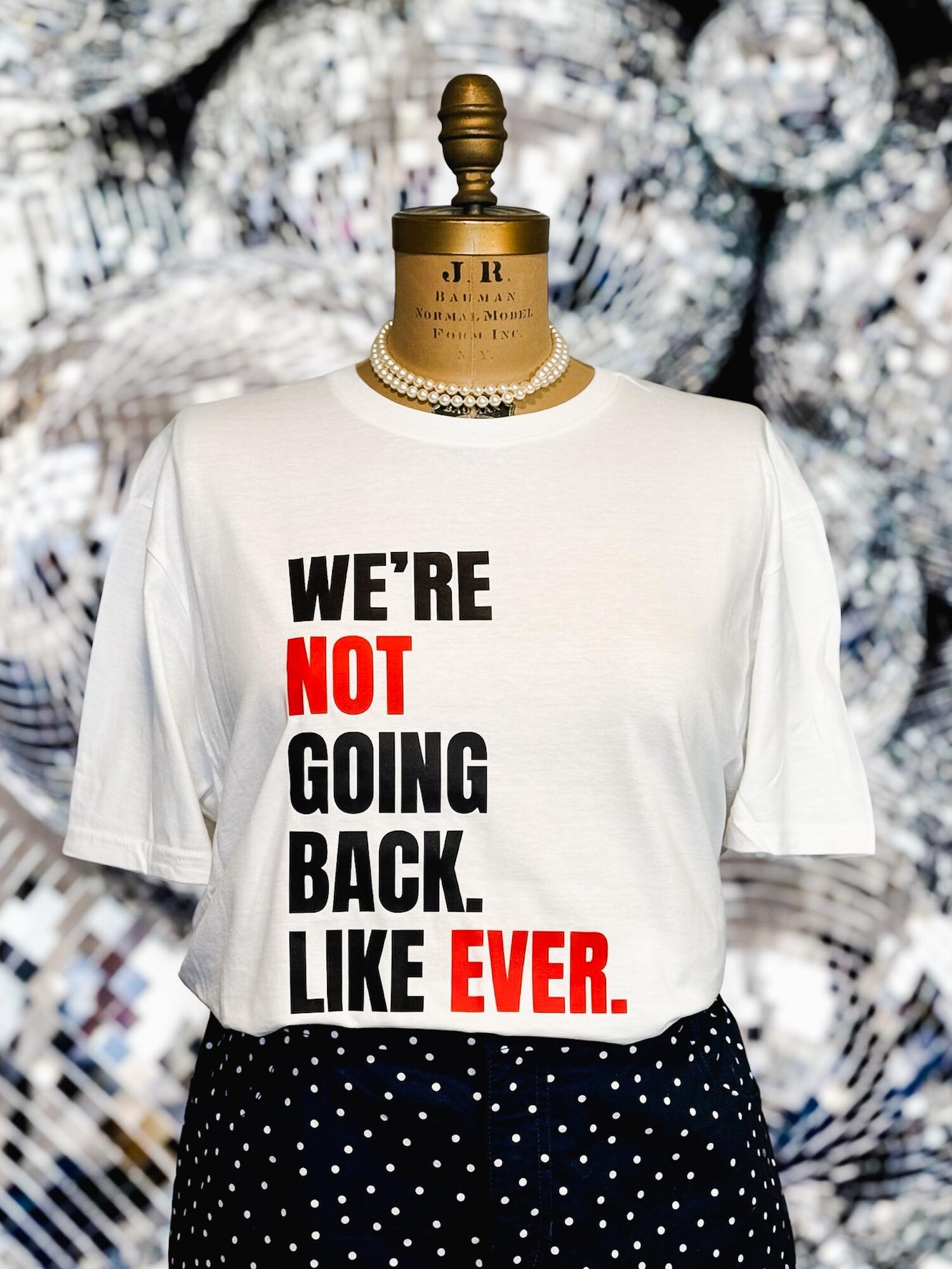 We're Not Going Back T-Shirt | Kamala Harris 2024 | Political Gift for Swifties | Kamala Quote Tee image 3