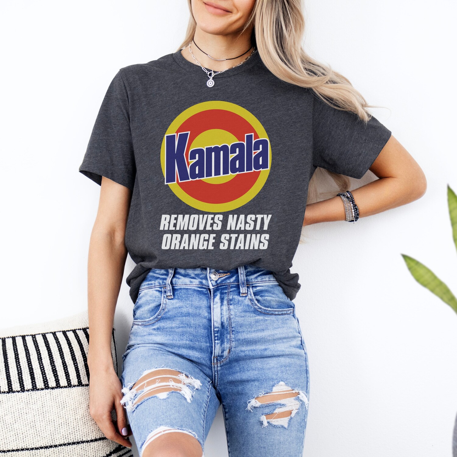 Kamala Harris Anti Trump Shirt | Unisex Election 2024 Merch | Ryan Reynolds Kamala Graphic Tee image 2