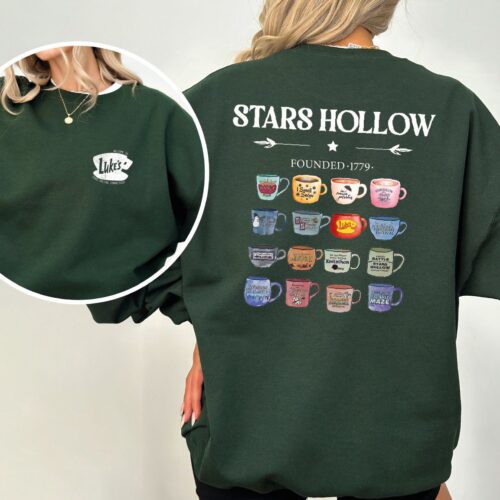 Stars Hollow Luke's Diner Sweatshirt Hoodie Adults Gift for Mom image 0