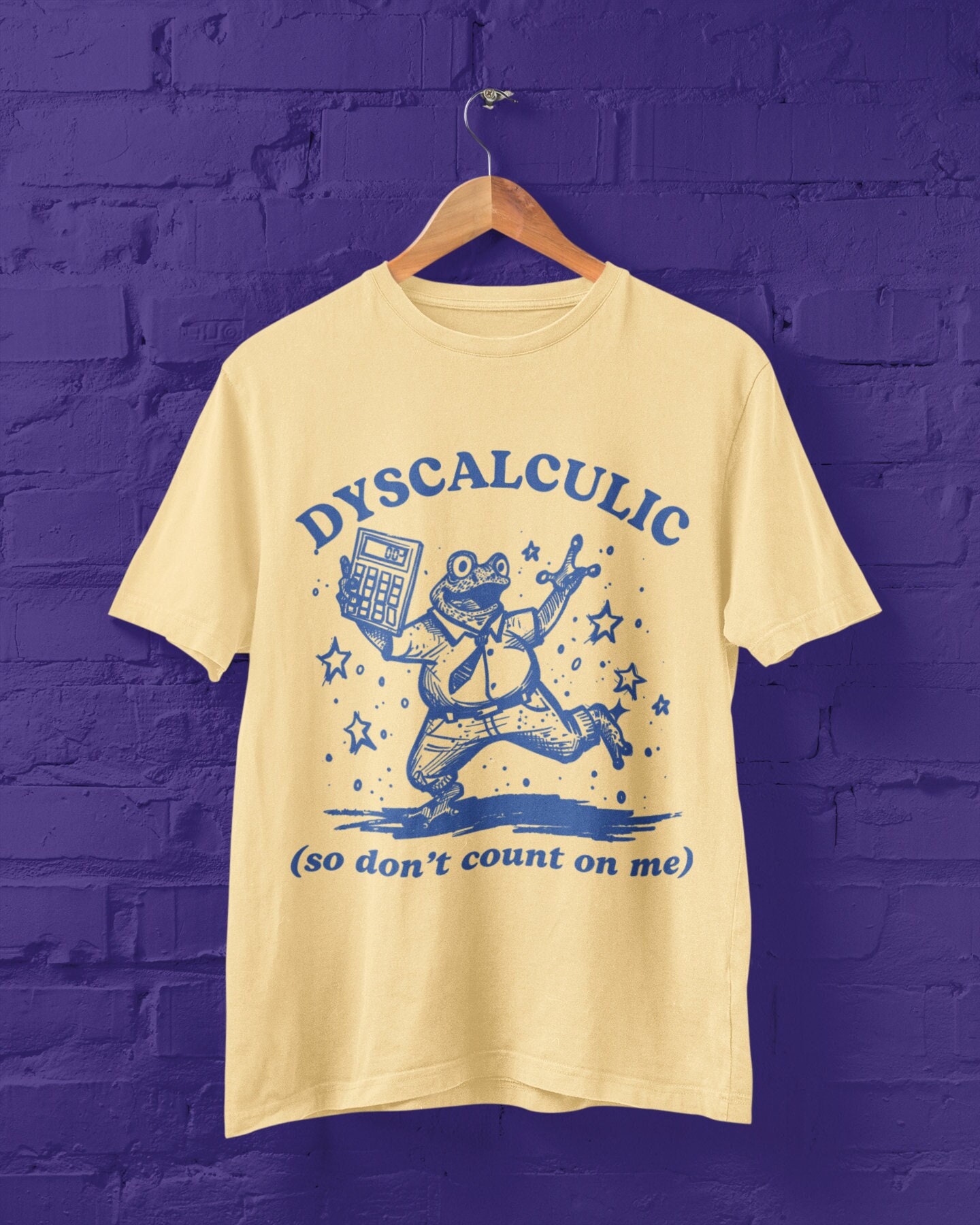 Dyscalculia Meme Shirt - Funny Dyscalculic T-Shirt - Viral Gift for Math Humor Fans image 0