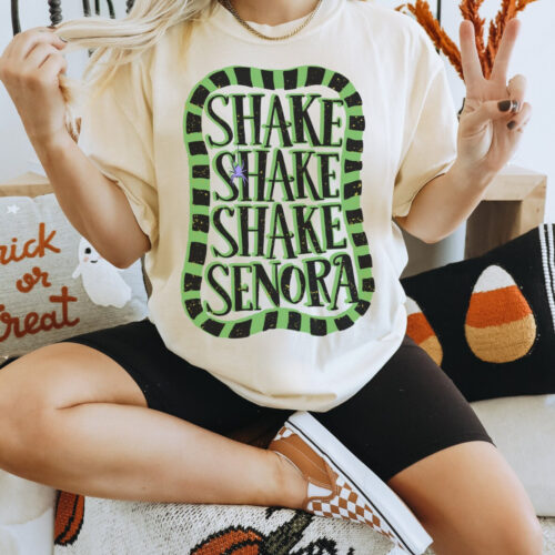 Shake Shake Shake Halloween Costume T-Shirt | Funny Trendy Fall Tee image 0