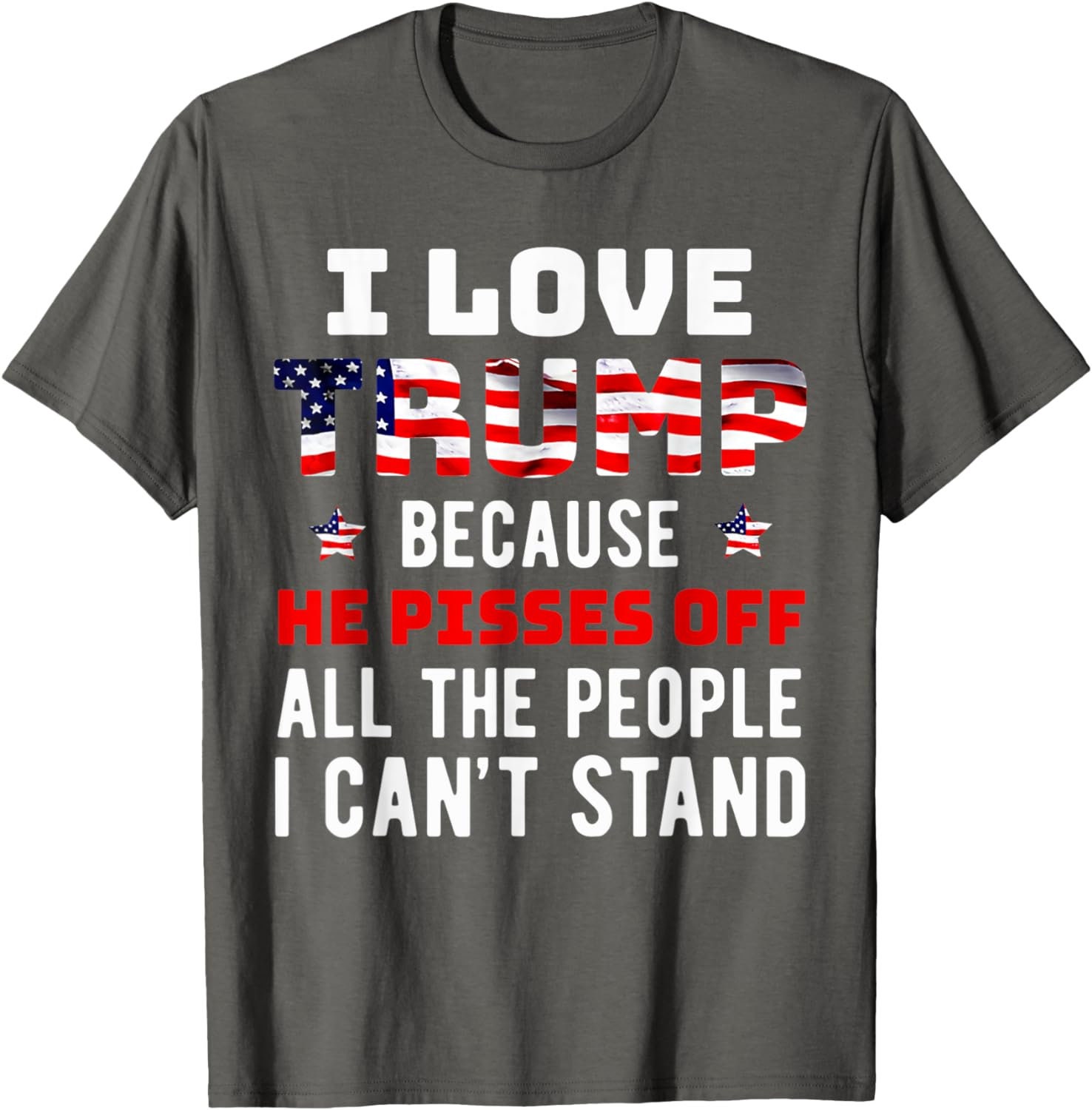 I Love Trump T-Shirt Patriotic 4th of July Apparel 47th President Support Tee image 2