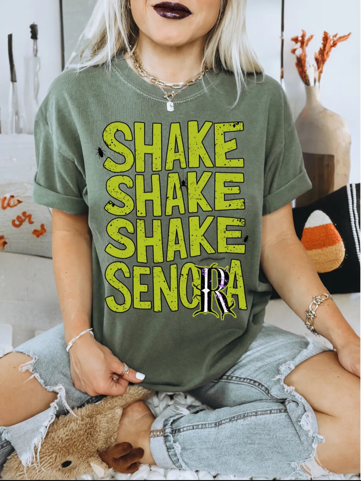 Shake Shake Shake Halloween T-Shirt | Funny Trendy Fall Costume Tee | Comfortable Halloween Movie Shirt image 3