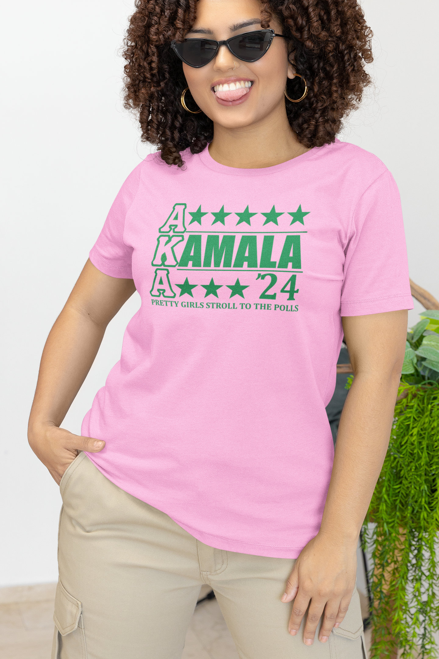 Kamala Harris 2024 Shirt - Madam President Tee - AKA Sorority Election 2024 - Rock The Vote image 1