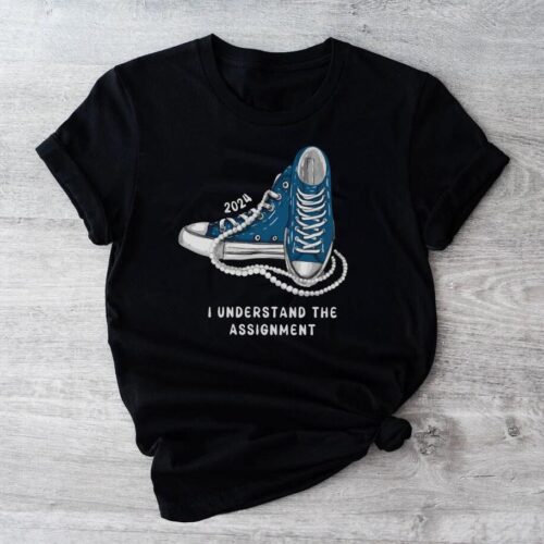 I Understand the Assignment Vote Blue Shirt | Kamala Harris Democrat Election Activist Gift image 0