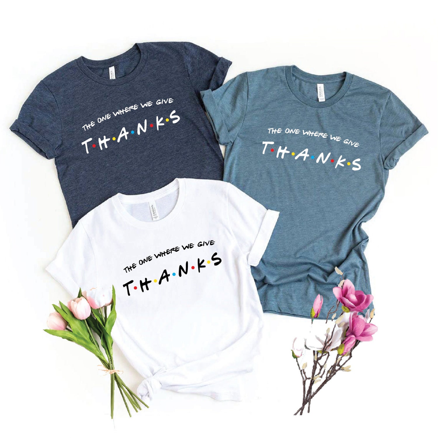 Thanksgiving Family Dinner Shirt - Trendy Thankful Shirt for Holiday Gathering image 3