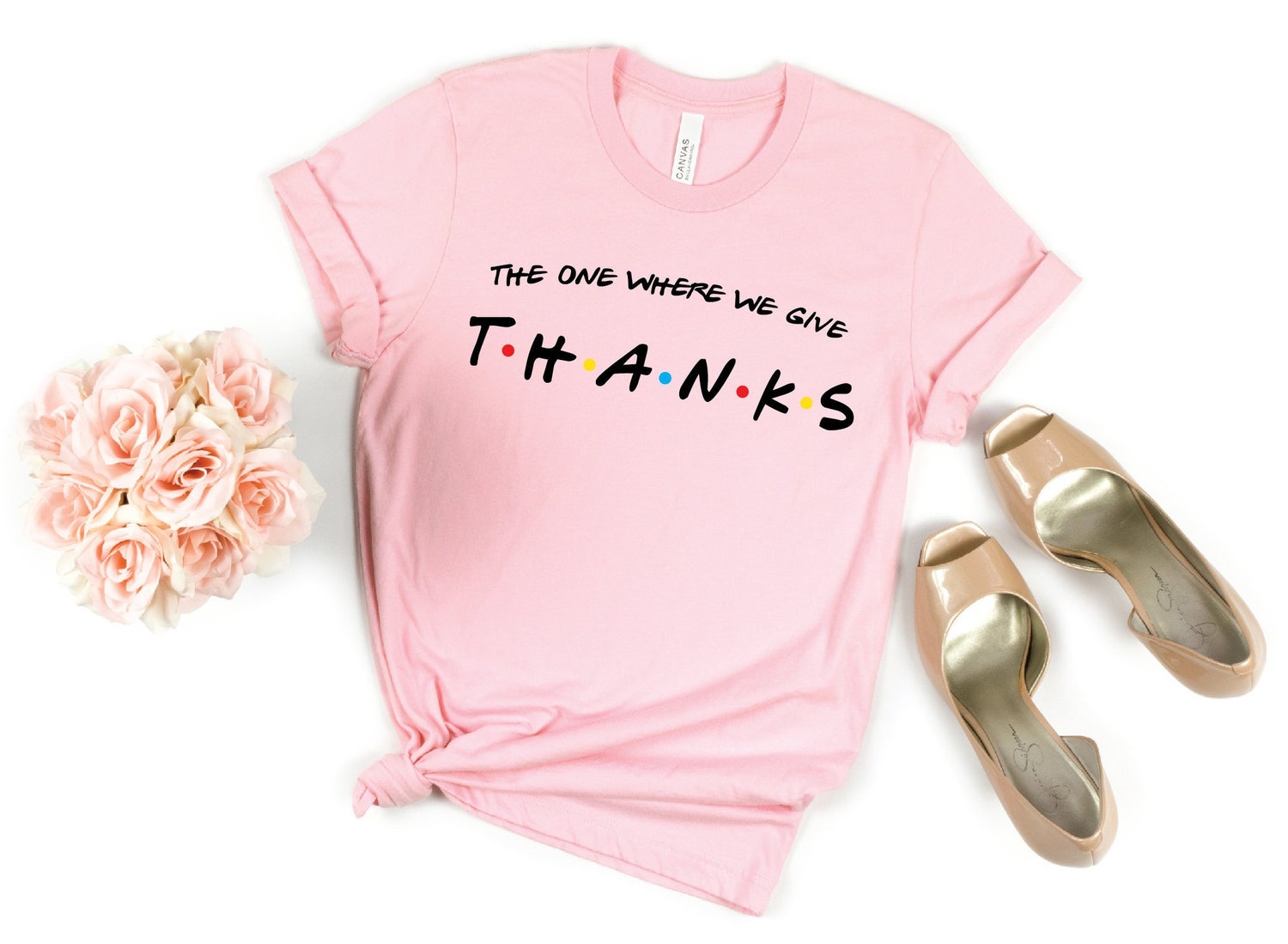 Thanksgiving Family Dinner Shirt - Trendy Thankful Shirt for Holiday Gathering image 2