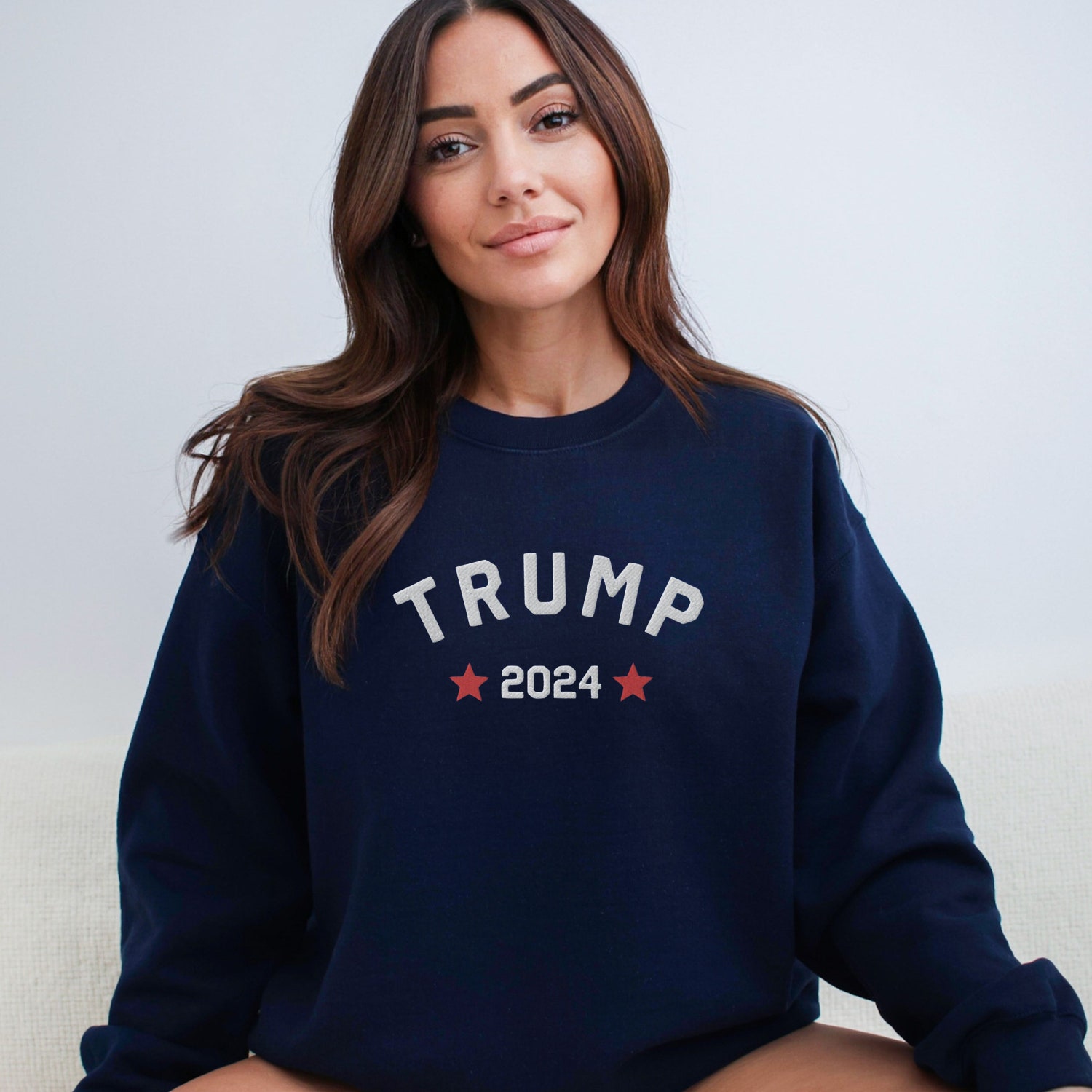 Trump 2024 Sweatshirt Pro Trump Conservative Republican Gift image 7