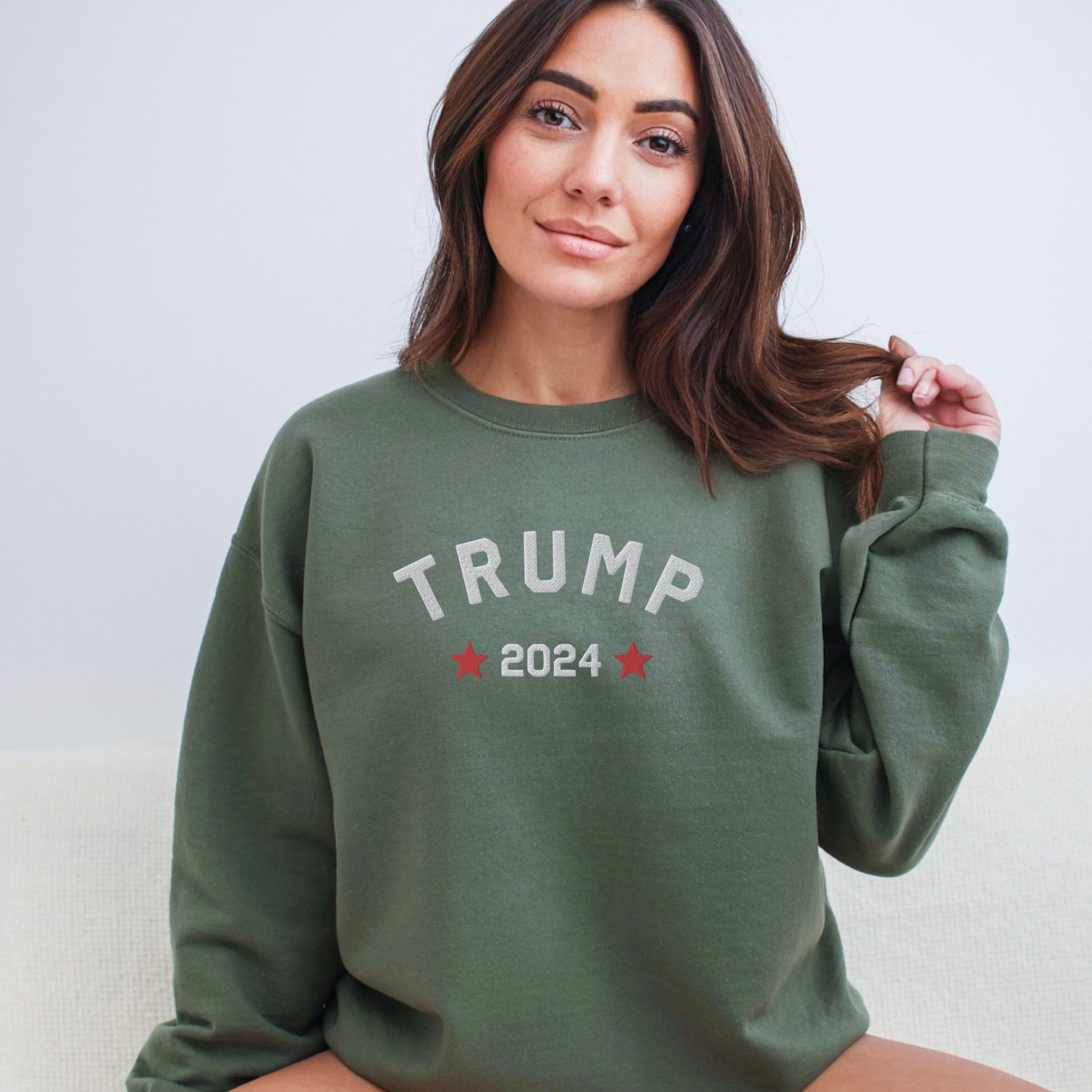 Trump 2024 Sweatshirt Pro Trump Conservative Republican Gift image 8