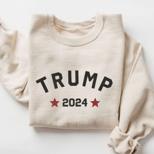 Trump 2024 Sweatshirt Pro Trump Conservative Republican Gift image 0