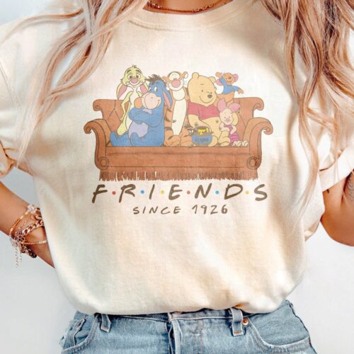 Retro Winnie the Pooh Friends Shirt | Pooh and Friends Tee | Winnie the Pooh Sweatshirt image 0