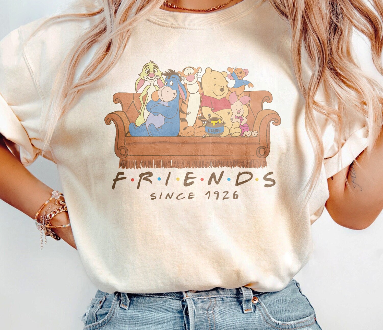 Retro Winnie the Pooh Friends Shirt | Pooh and Friends Tee | Winnie the Pooh Sweatshirt image 0