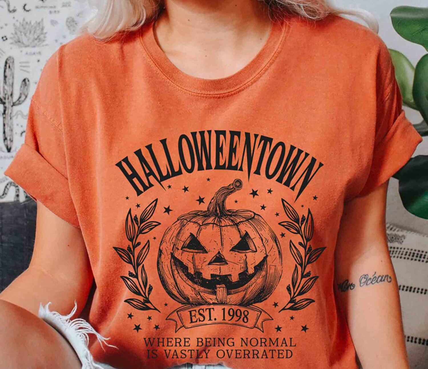 Halloweentown Est 1998 Retro Sweatshirt Halloweentown University Shirt Halloween Fall Shirt image 3