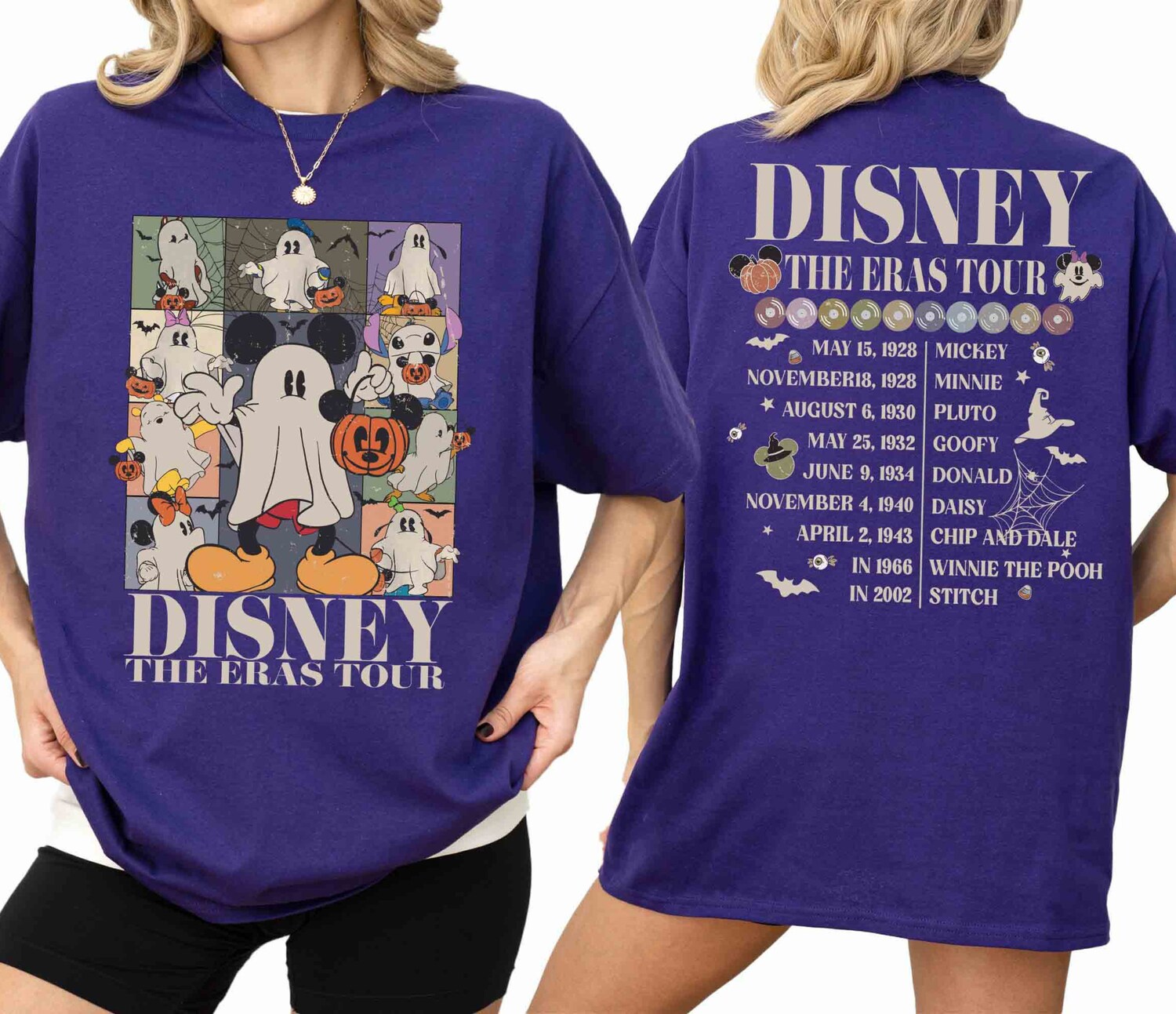 Retro Halloween Shirt Mickey Ghost Not So Scary Party Tee Halloween Gift image 2