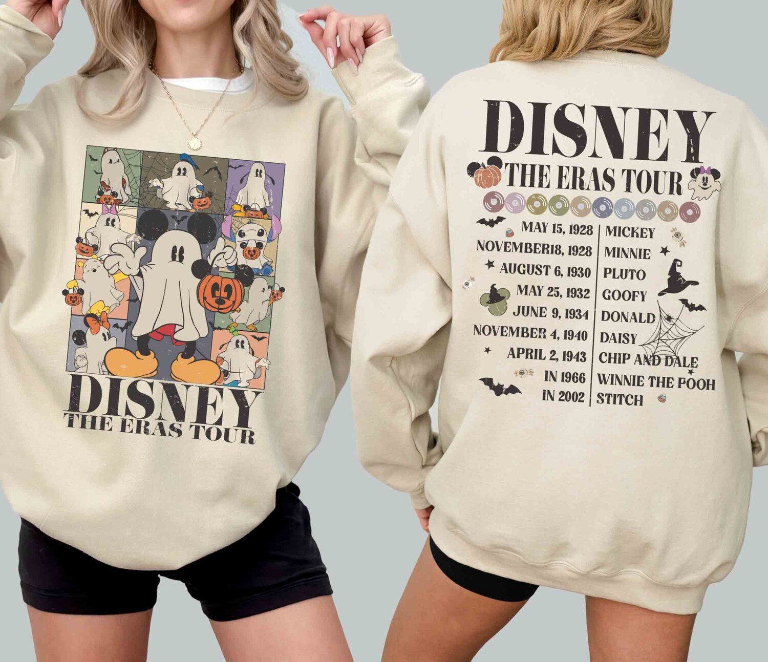 Retro Halloween Shirt Mickey Ghost Not So Scary Party Tee Halloween Gift image 0