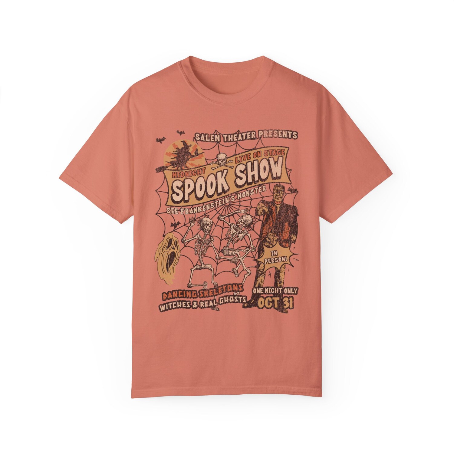 Retro Monster Mash Halloween Shirt | Frankenstein Crewneck | Spooky Fall Tee image 6