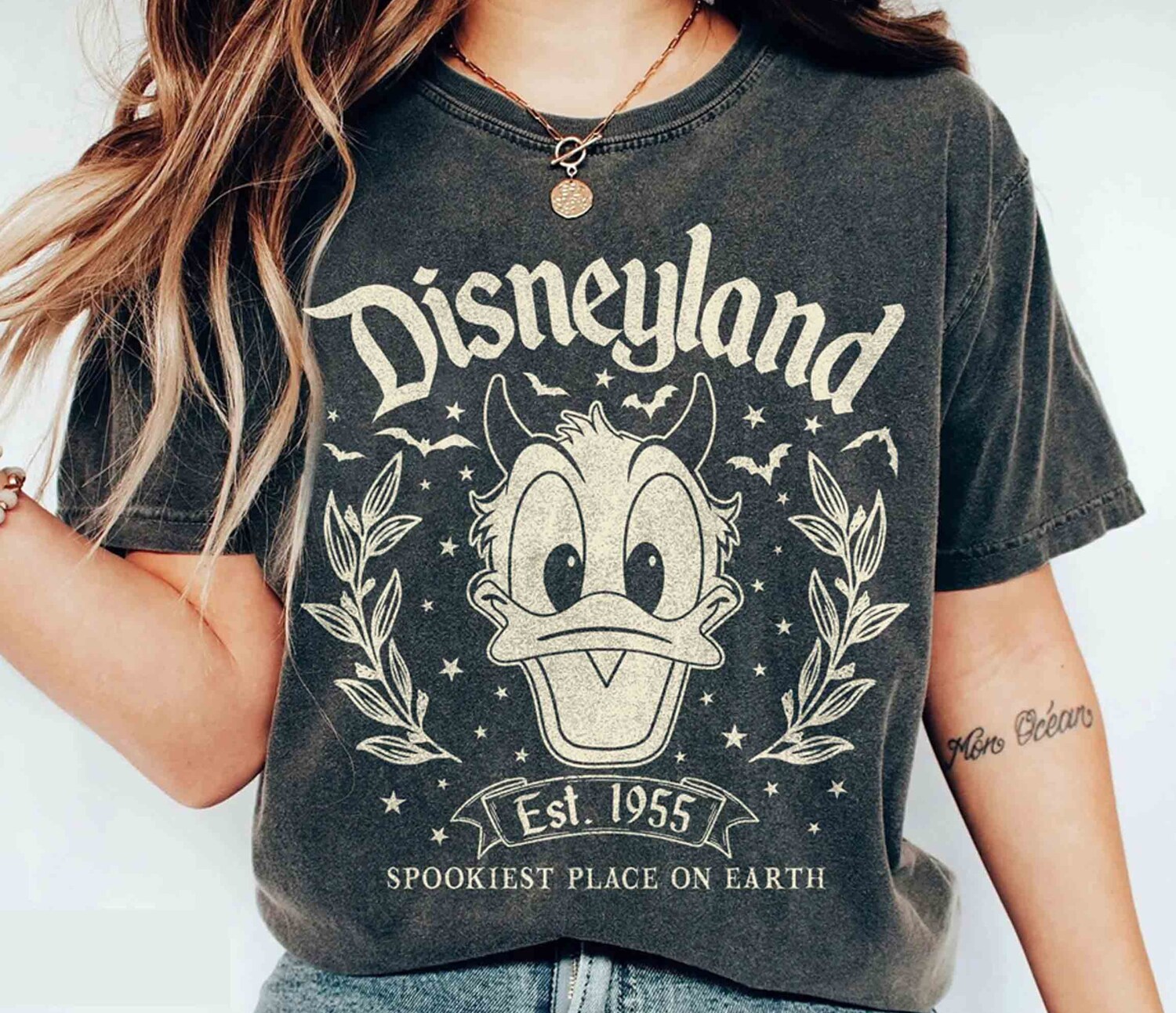 Retro Halloween Mickey Shirt - Spookiest Place on Earth Halloween Party Tee image 1