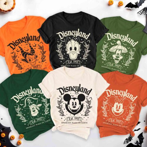 Retro Halloween Mickey Shirt - Spookiest Place on Earth Halloween Party Tee image 0