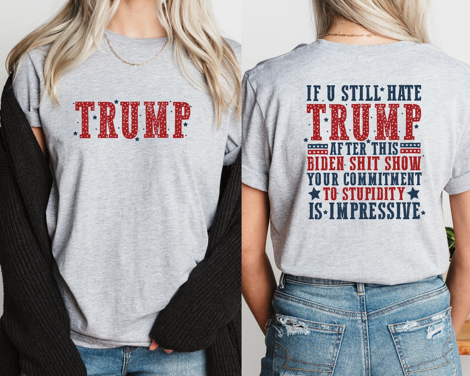 Trump 2024 Shirt | Donald Trump Supporter Tee | President Trump Election 2024 Apparel image 3