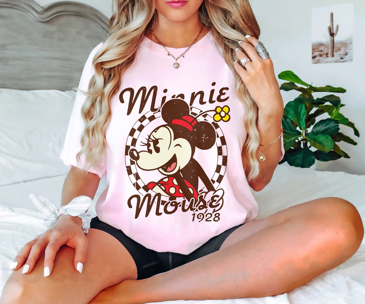 Retro Checkered Shirt | Mickey and Friends Family Tee | Group Trip Shirt image 2