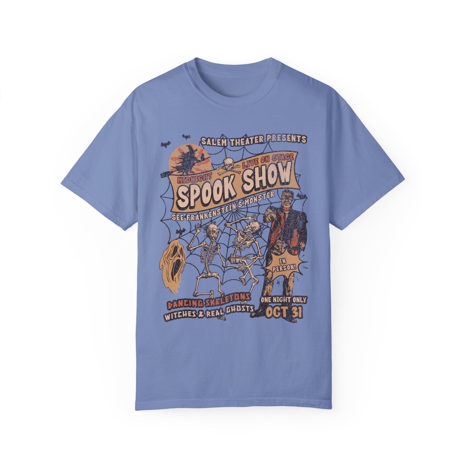 Retro Monster Mash Halloween Shirt | Frankenstein Crewneck | Spooky Fall Tee image 8