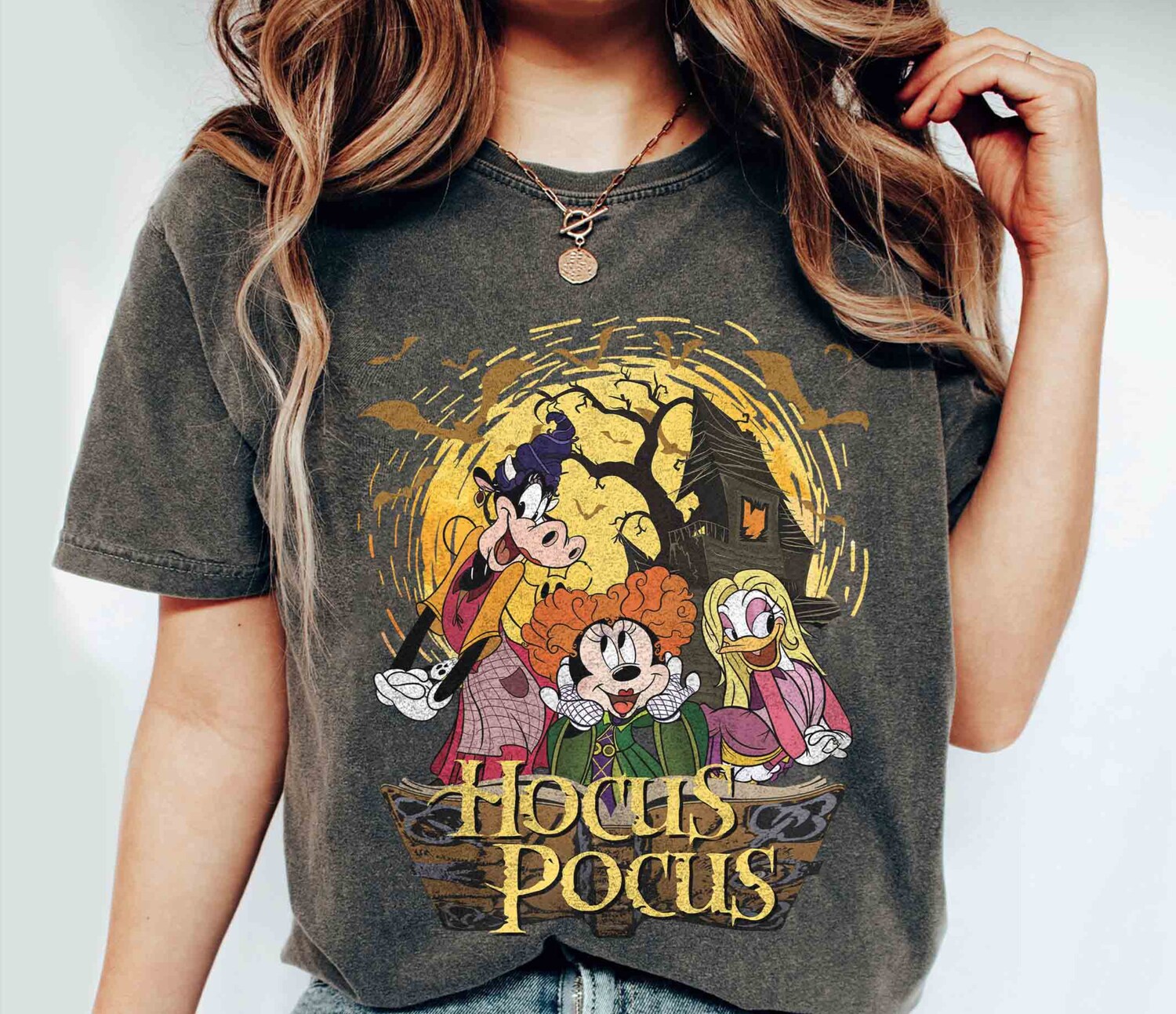 Retro Hocus Pocus Shirt | Minnie Daisy Clarabelle Sanderson Sisters Halloween Tee image 1