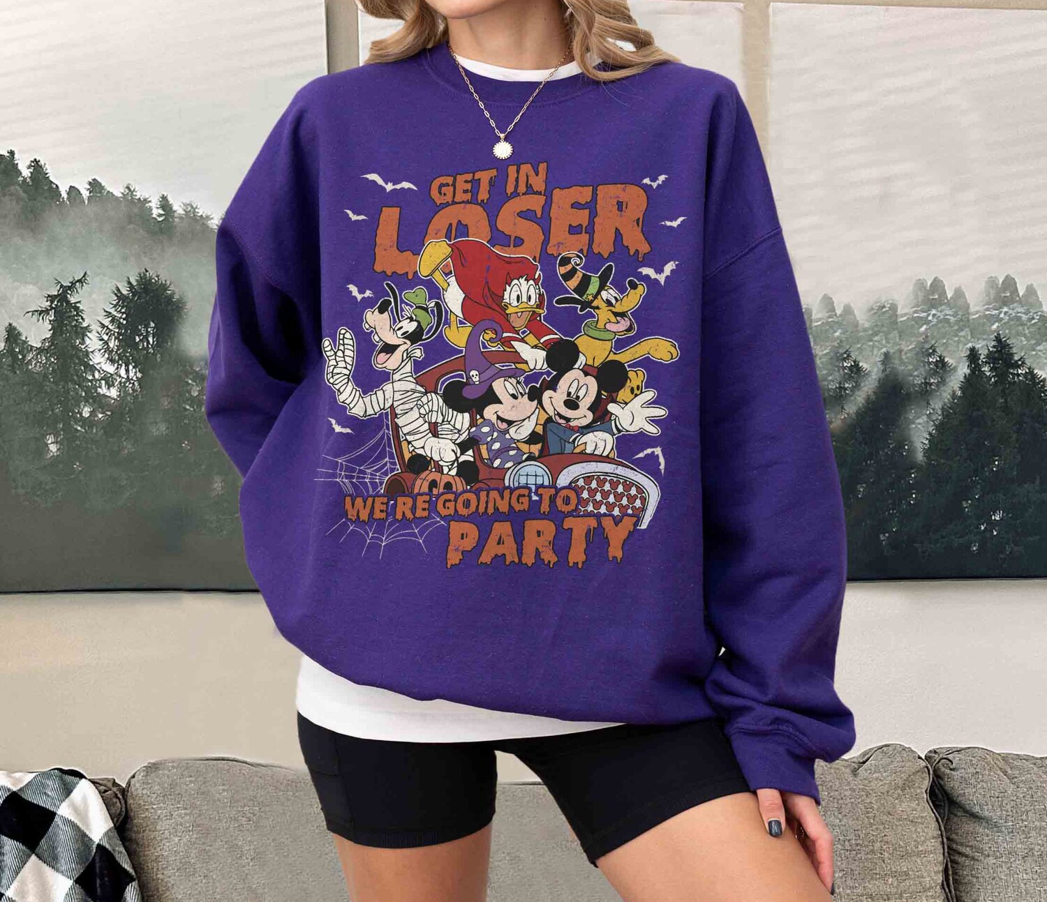 Mickey and Friends Halloween Party Shirt Not So Scary Halloween Halloween Gift Tee image 4