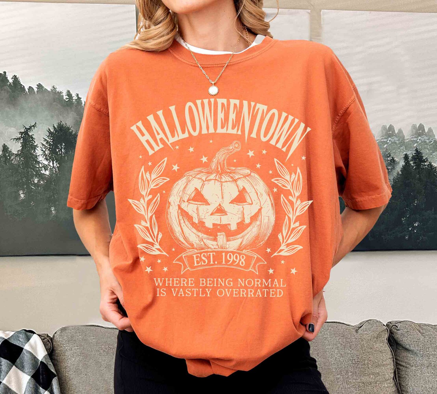 Halloweentown Est 1998 Retro Sweatshirt Halloweentown University Fall Shirt Halloween Tee image 5