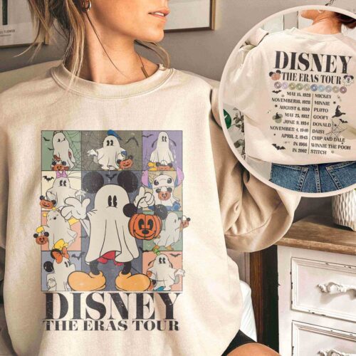 Retro Halloween Shirt Mickey Ghost Shirt Mickey's Not So Scary Party Halloween Gift image 0