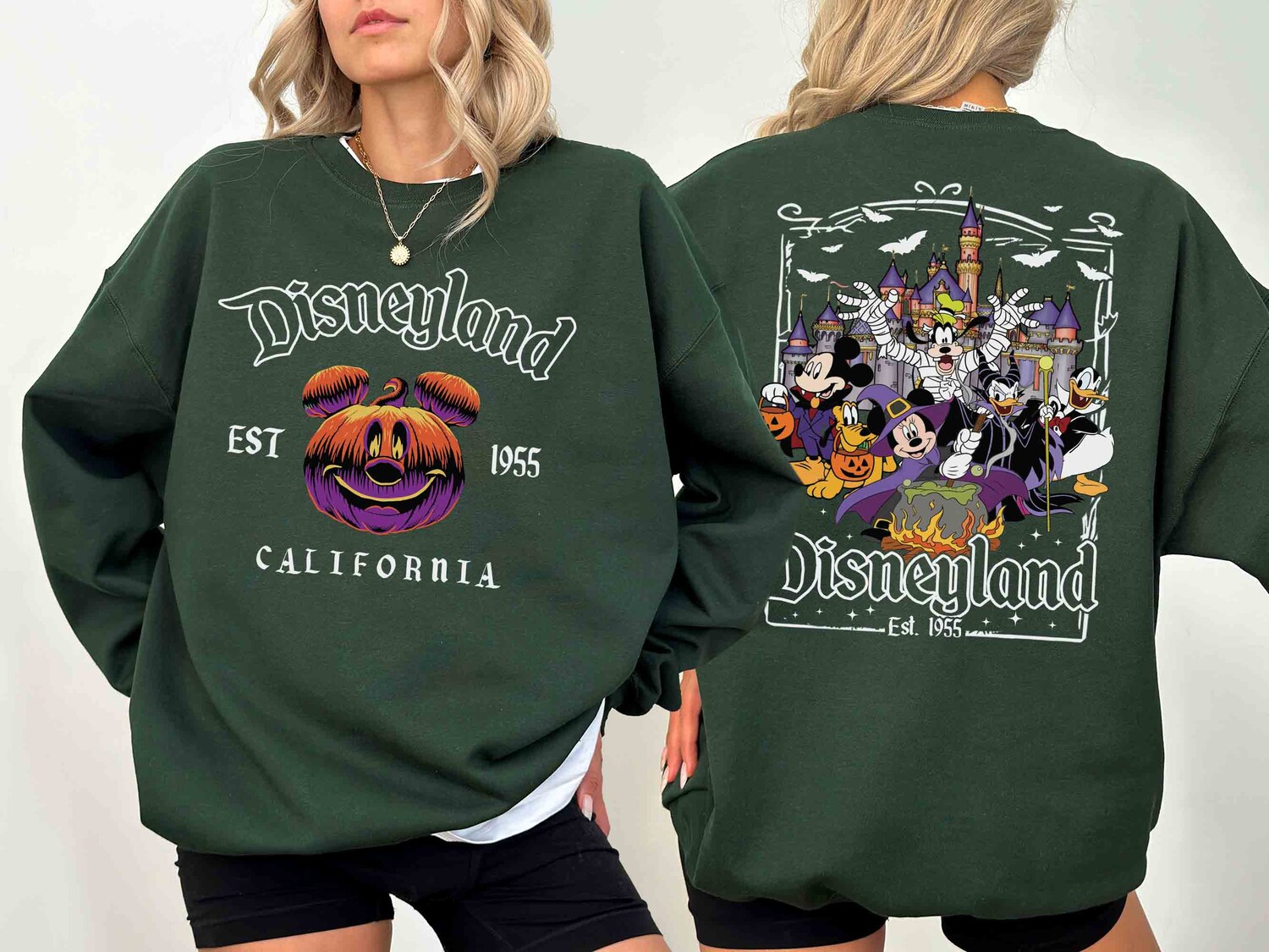 Disneyland Est. 1955 Halloween Shirt | 2 Sided Oogie Boogie Bash Party Shirt image 3