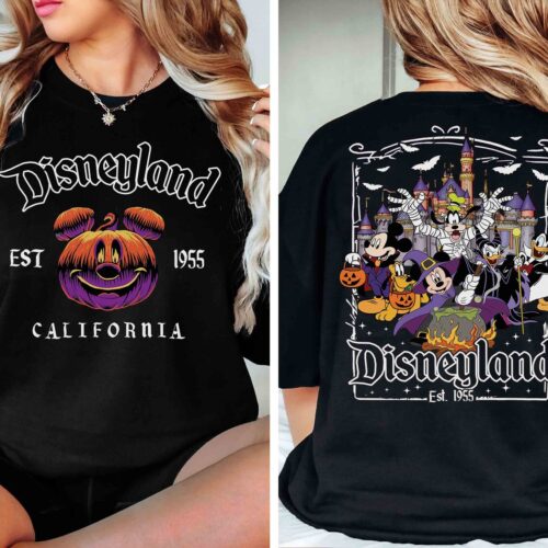 Disneyland Est. 1955 Halloween Shirt | 2 Sided Oogie Boogie Bash Party Shirt image 0