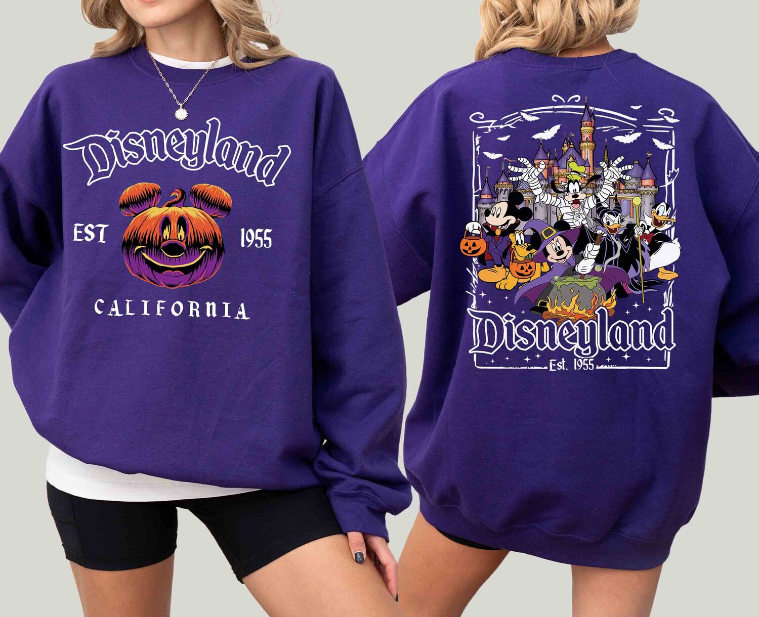 Disneyland Est. 1955 Halloween Shirt | 2 Sided Oogie Boogie Bash Party Shirt image 4